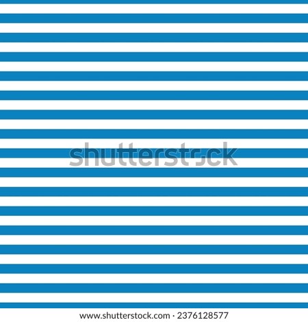 Abstract geometric seamless pattern. Trendy blue color Horizontal blue stripes. Wrapping paper. Print for interior design and fabric. Kids background. Backdrop in vintage and retro style.
