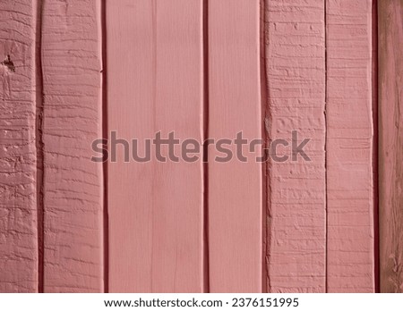 Pale pink Wood wall with vertical tiles
