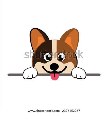 Dog clip art vector illustration
