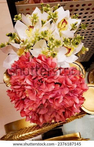 Stock Photo Of Decorative Artificial Flowers Bouquet 