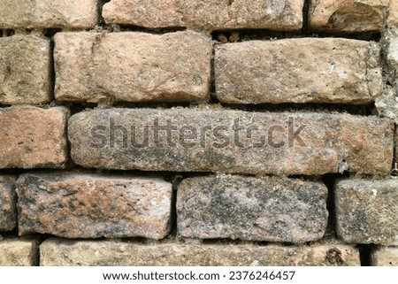 Old brick wall stone texture background