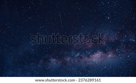 sky with stars at night. star constellation. starry background
