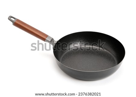 Frying pan with cutout white background