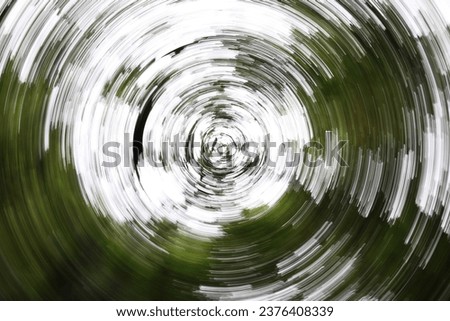 Special effect by rotating camera while taking the picture.