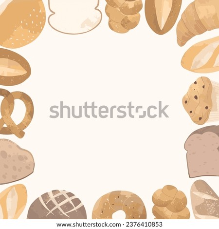 Bakery Sweet Food Frame Background