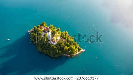 Magnificent Lake Bled in Slovenia Royalty-Free Stock Photo #2376619177