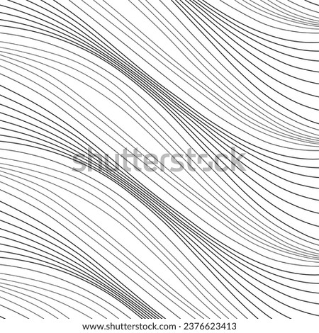 Black Line Vector art with White background