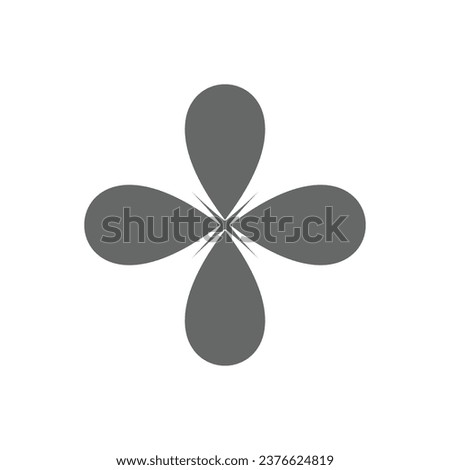 Line art vector isolated element in white background