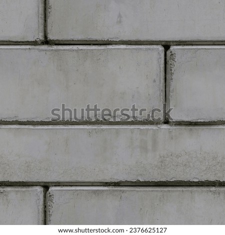 seamless texture of stone blocks wall in 6K resolution Royalty-Free Stock Photo #2376625127