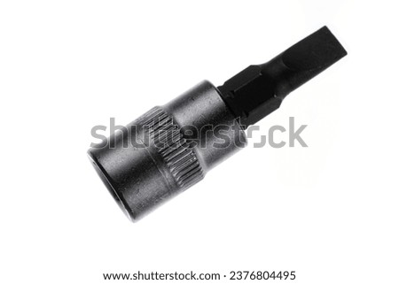 Socket wrench isolated on the white background. High quality photo