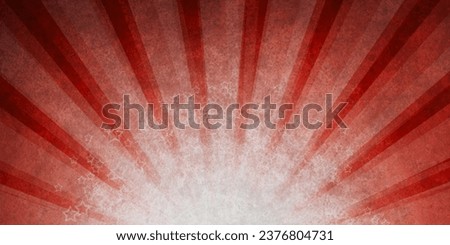 Red grunge colored background with strip sunburst