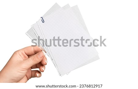 Hand holding blank postcard mockup