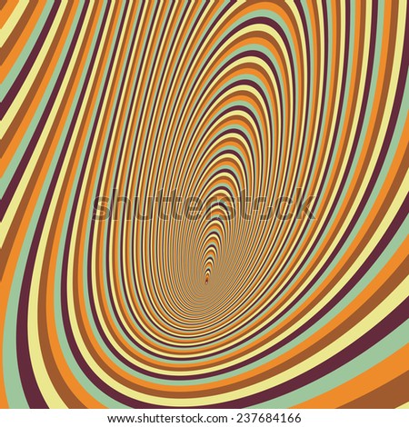 Abstract 3d geometrical background. Pattern with optical illusion. Vector illustration. 