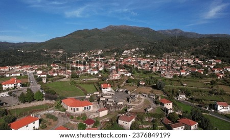 Village of Soajo, Portugal. Aerial Shot