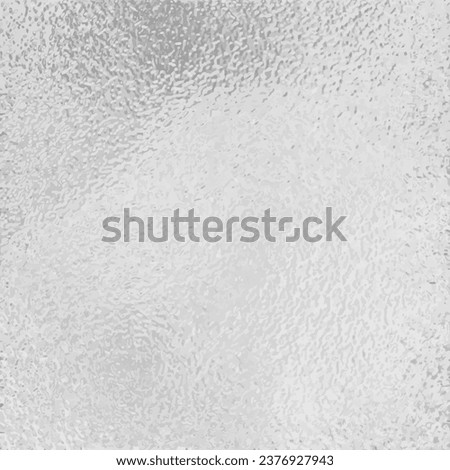 Texture, transparent, matte white and grey frosted glass, blur effect. Stained glass decorative background. Vector illustration Royalty-Free Stock Photo #2376927943