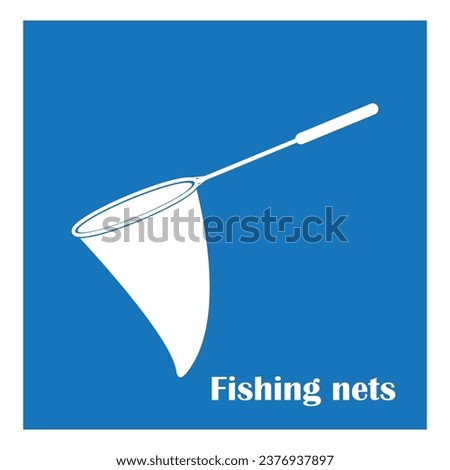 Fishing net icon vector illustration template design
