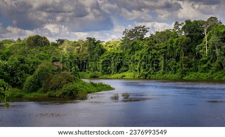 Paloemeu or Palumeu is an Amerindian village in the interior of Suriname,  Royalty-Free Stock Photo #2376993549