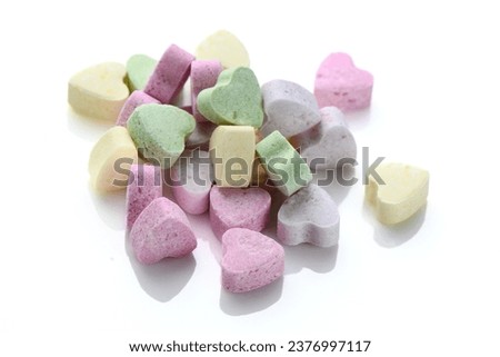 multi-colored small heart-shaped candies 3