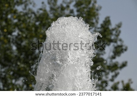 Fountain in La Nucia, in the province of Alicante, Costa Blanca, Spain, July, 2023