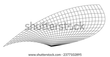Net flying waving. Texture wave textile. Fabric square cells of sea wind. Vector illustration rolling hills. Flag windy stream flow. Network structure surface checkered background sport lines border.
