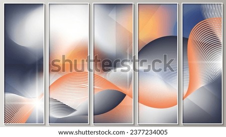 Luxurious fantastic panel. A beautiful panel for interior decoration, corporate designs, blogs, postcards, posters and your other projects. Vector. 