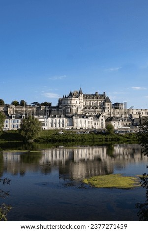 The Royal Château of Amboise, a perfect example of the Loire châteaux Royalty-Free Stock Photo #2377271459