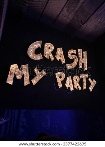 Crash My Party Picture Bar