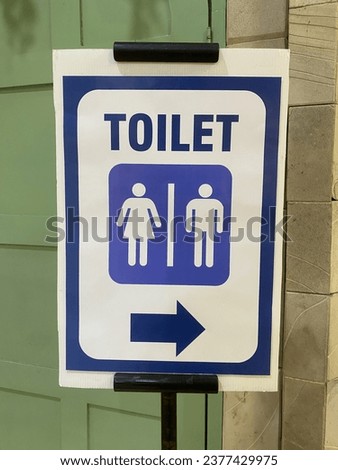 Indonesian Simple basic sign icon male and female toilet. modern public toilet sign. Restroom sign. Man and a lady toilet sign 