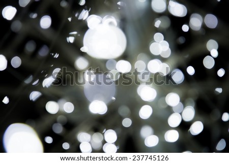 Abstract  bright background with bokeh defocused Festive lights 