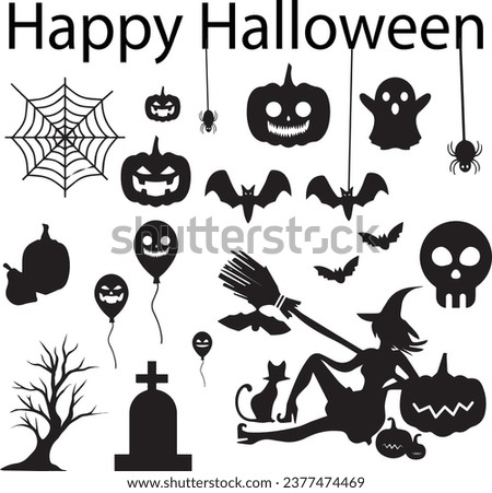 Halloween Vector Art, Icons, and Graphics,Happy Halloween Vector,advertisement, autumn, background, banner, bat, black, black cat, card, cartoon, cat, clip art, culture, cute, design, disguise, eps, 