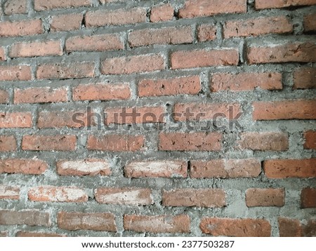 Bricks are one of the materials used as construction materials. Bricks are made from clay that is burned until it is reddish in color