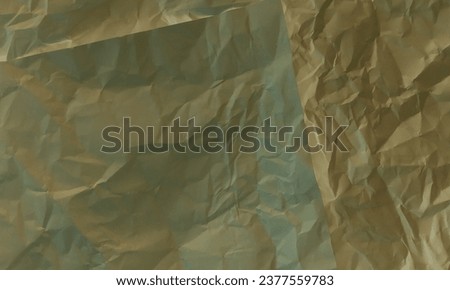 Crumpled paper.Brown сlean crumpled paper background. Horizontal crumpled empty paper template for posters and banners.White crumpled paper abstract art background. Wrinkled texture effect.