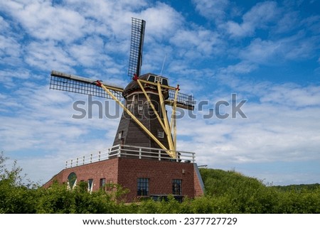 Picture of the mill the Grauwe beer in Bessel in the Netherlands