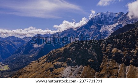 Mont Blanc, meaning "White Mountain" in French, is the highest peak in the Alps and Western Europe, standing majestically on the border between France and Italy. 