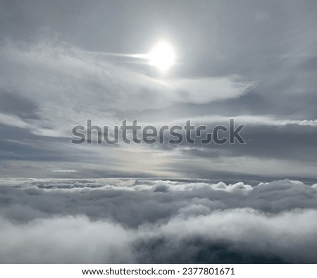 Above The Clouds Sunrise Reflection