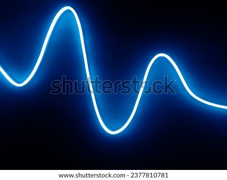 blue decorative wall lamp, abstract background
