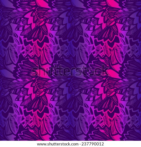 Vector seamless pattern with leaf, leaf background. Can be used for wallpaper, pattern fills, web page background, surface textures.