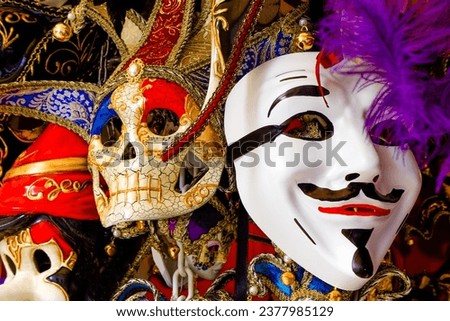 Carnival masks in Venice, Italy