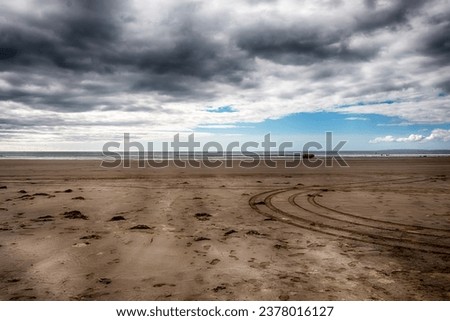 Gronant Beach in Prestatyn, North Wales, United Kingdom. HDR.
