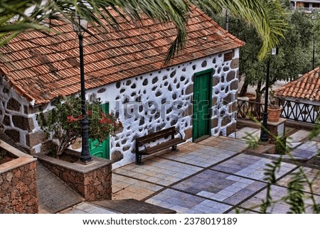 Typical Canarian house in the countryside
