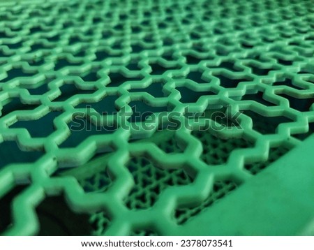 Focus abstract background of shoe rack