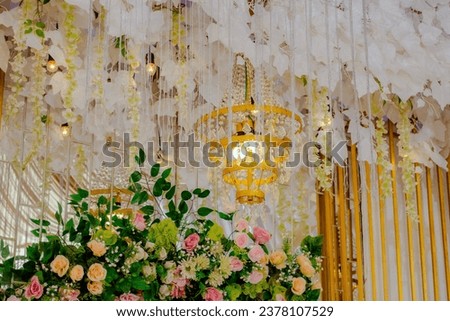 Beautiful antique lamps or decorative lamps. Beautiful decoration for weddings