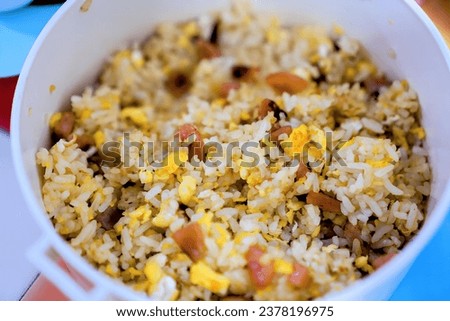 rice with corn, corn, corn, and corn.