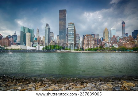 Midtown Manhattan skyline panorama