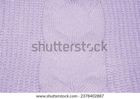 Background knitted sweater purple color