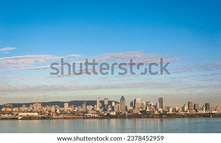 The Montreal Skyline on a Clear Summer Day