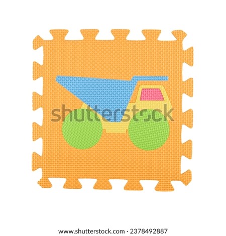 heavy snowplow with a bucket on tracks, grader for rolling snow on mountain slopes, ski slopes, close-up, isolated on white background, close up