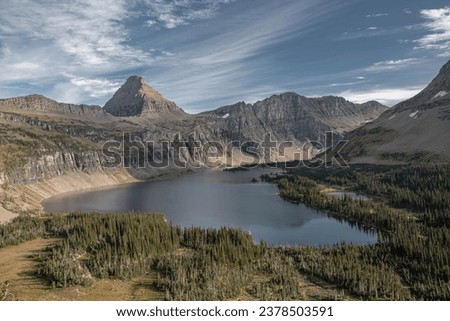 Hidden Lake In Glacier National Park in Montana, USA