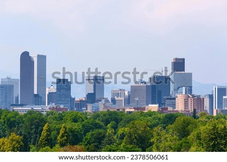 4K Image: Denver, Colorado Skyline View from City Park