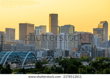 4K Image: Denver, Colorado Skyline at Dawn - Tranquil City Awakening